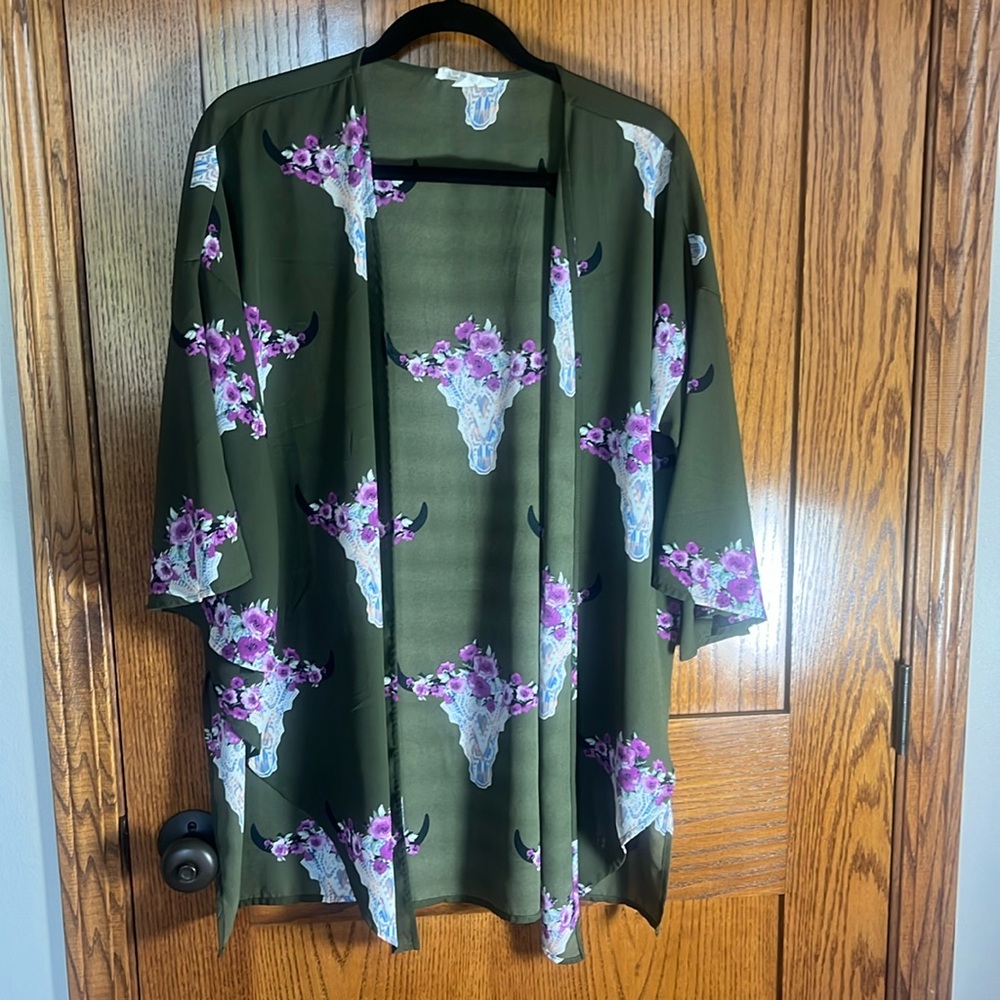 Peace Love kimono